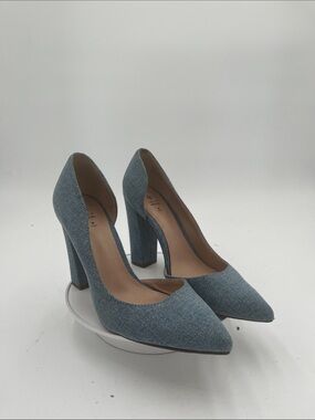Call It Spring Denim Heels Women’s US 6.5 Pointed Toe Great Condition